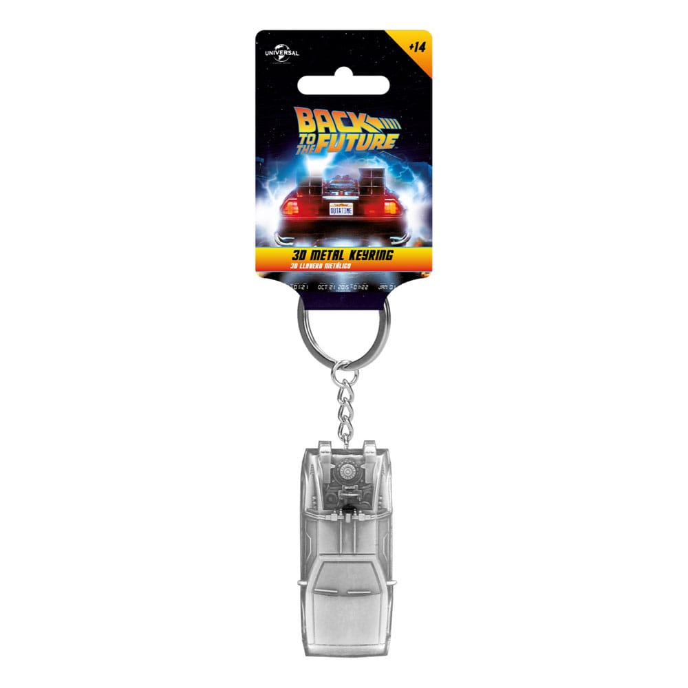 Back to the Future Metal Keychain DeLorean 7 cm P058064