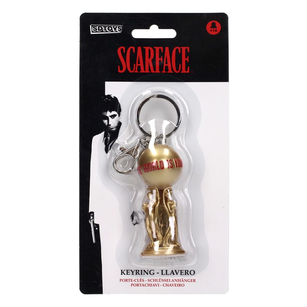 Scarface Keychain The World is Yours 2 cm P066642