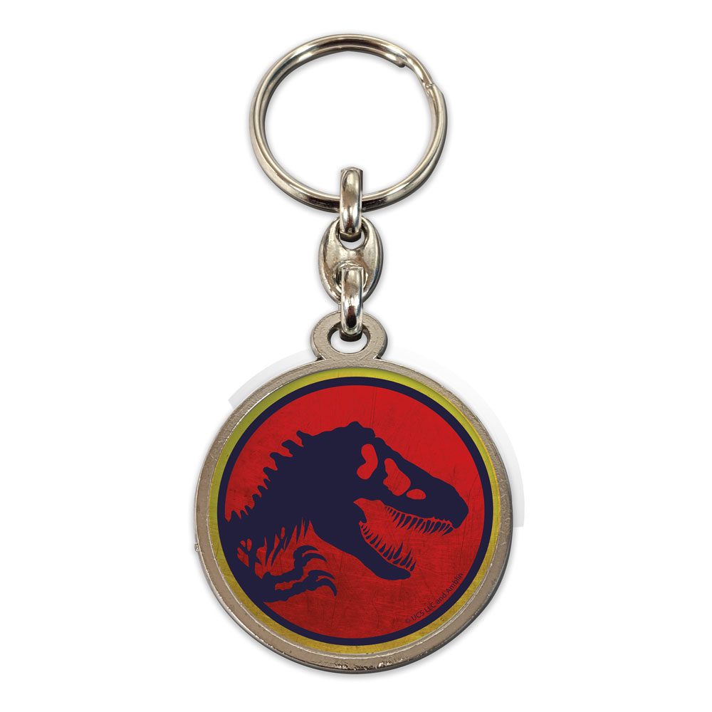 Jurassic Park Metal Keychain Logo 7 cm P058072