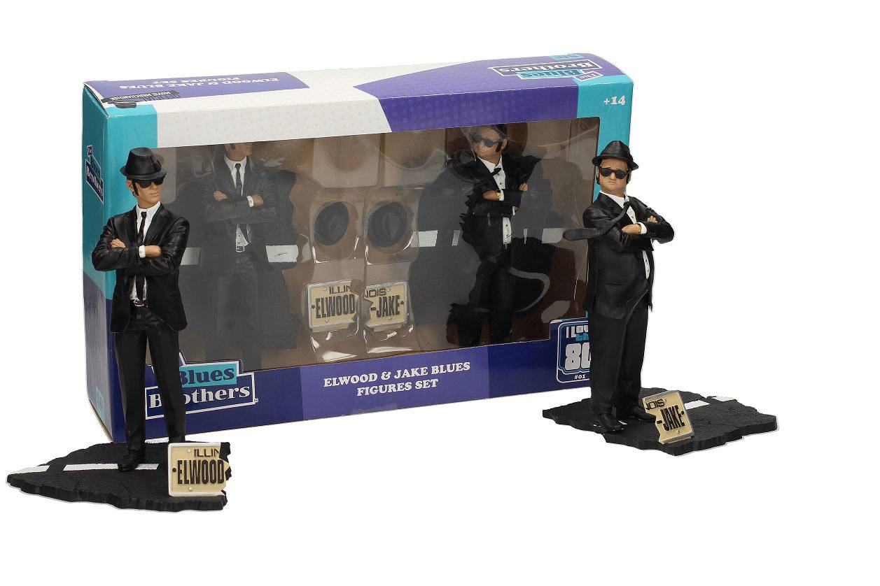 Blues Brothers Movie Icons Statue 2-Pack Jake & Elwood 18 cm P058096