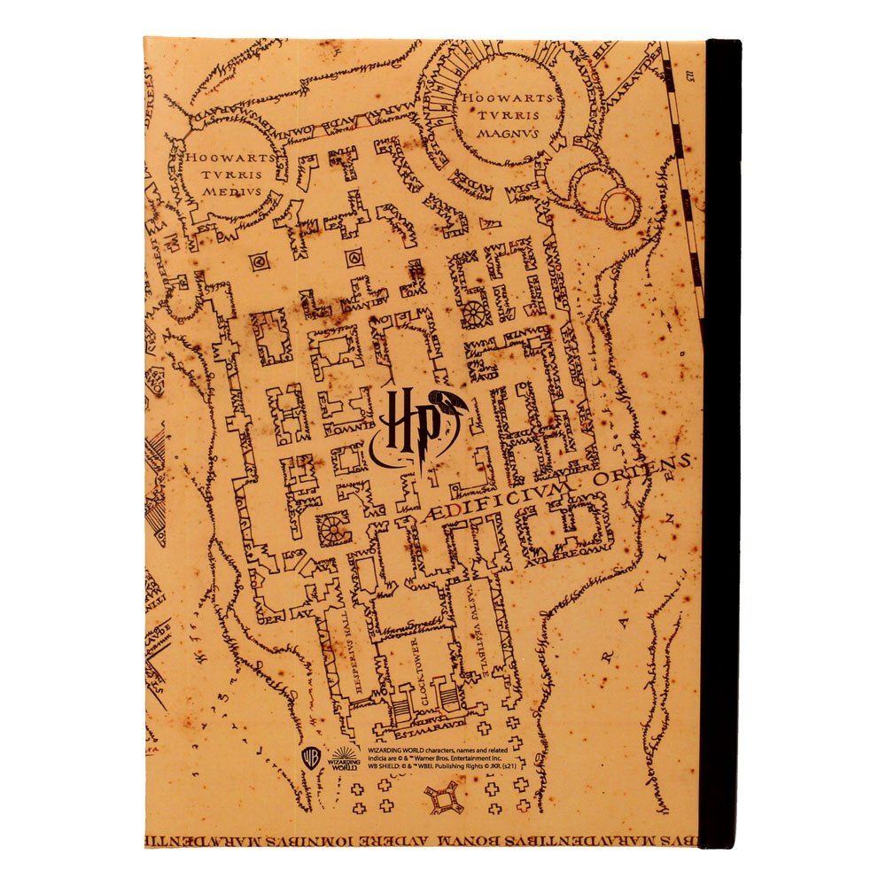 Harry Potter Notebook with Light Marauder's Map P058118
