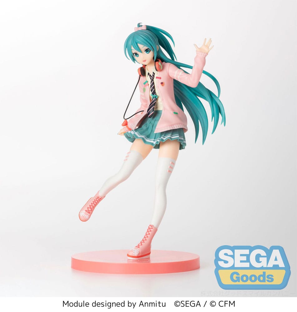 Hatsune Miku Project DIVA Arcade SPM PVC Statue Hatsune Miku Ribbon Girl 24 cm P068546