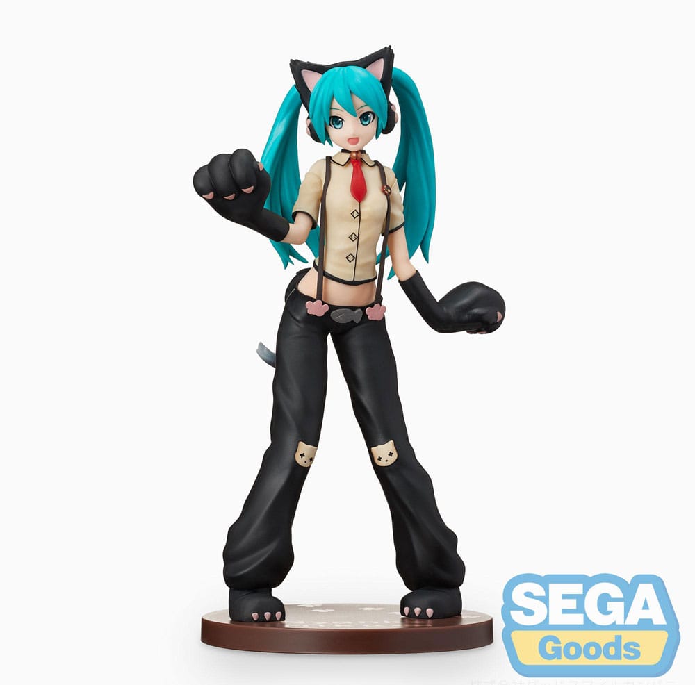 HATSUNE MIKU PROJECT DIVA ARCADE FUTURE TONE SPM PVC STATUE HATSUNE MIKU KITTY C P058290
