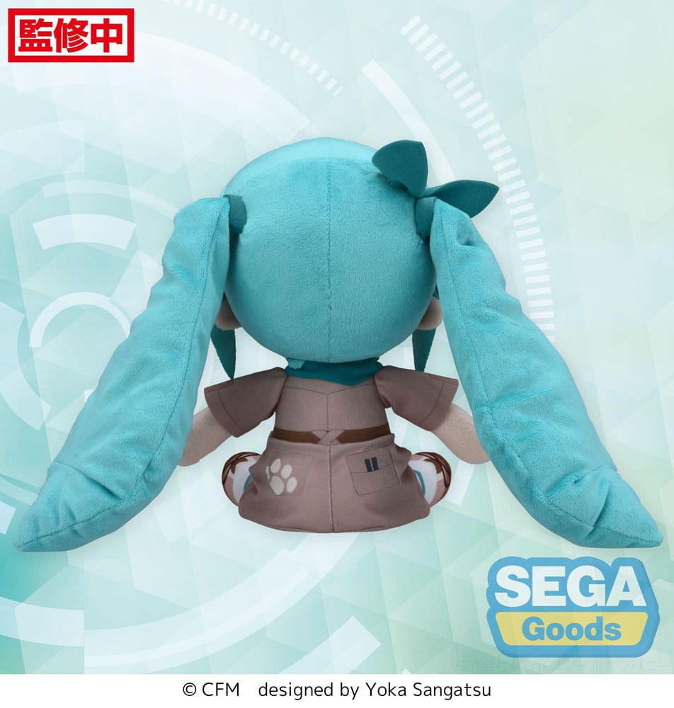 Hatsune Miku Fuwa Petit Plush Figure Hatsune Miku Going Out Series Zoo Ver. M 22 cm P058341