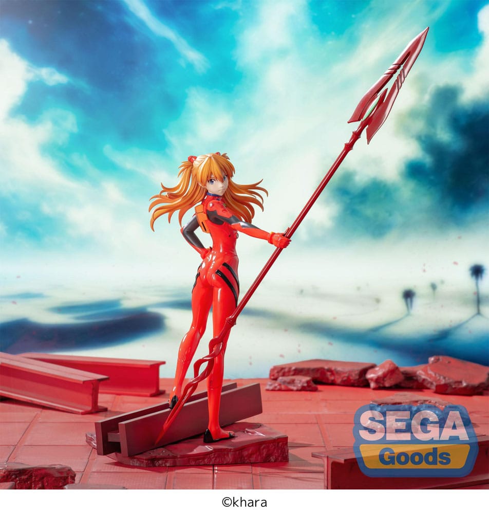 Evangelion: 3.0+1.0 Thrice Upon a Time Luminasta PVC Statue Asuka Shikinami Langley x Spear of Longinus 20 cm P058343