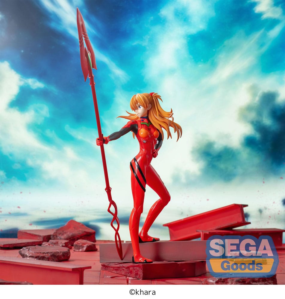 Evangelion: 3.0+1.0 Thrice Upon a Time Luminasta PVC Statue Asuka Shikinami Langley x Spear of Longinus 20 cm P058343