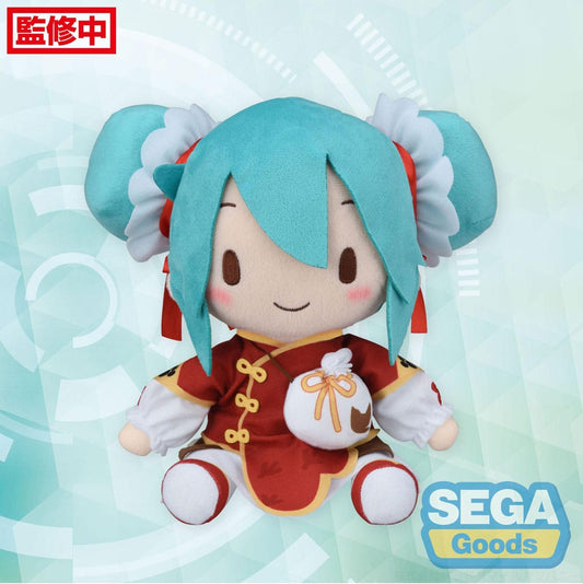 Character Vocal Series 01: Hatsune Miku Fuwa Petit Plush Figure Hatsune Miku Going Out Series Chinatown Ver. M 22 cm P058404