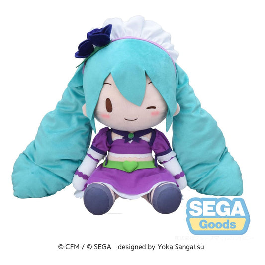 Character Vocal Series 01: Hatsune Miku Fuwa Petit Plush Figure Hatsune Miku x Love and Berry Dress Up and Dance! Sparkly Purple 40 cm P058410