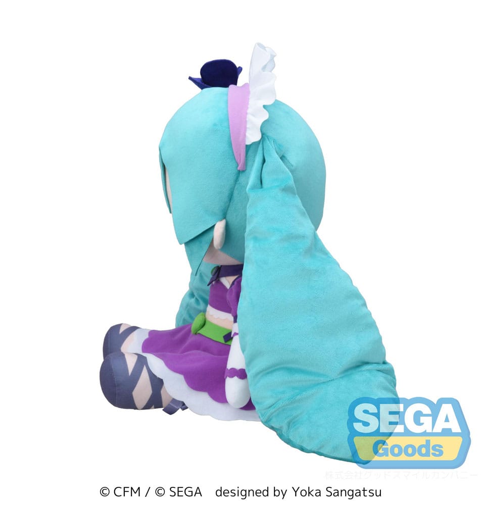 Character Vocal Series 01: Hatsune Miku Fuwa Petit Plush Figure Hatsune Miku x Love and Berry Dress Up and Dance! Sparkly Purple 40 cm P058410