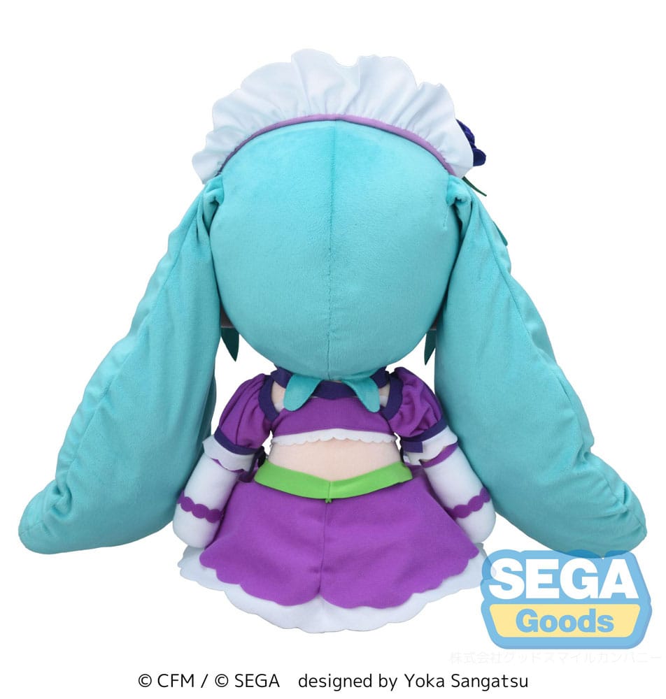 Character Vocal Series 01: Hatsune Miku Fuwa Petit Plush Figure Hatsune Miku x Love and Berry Dress Up and Dance! Sparkly Purple 40 cm P058410