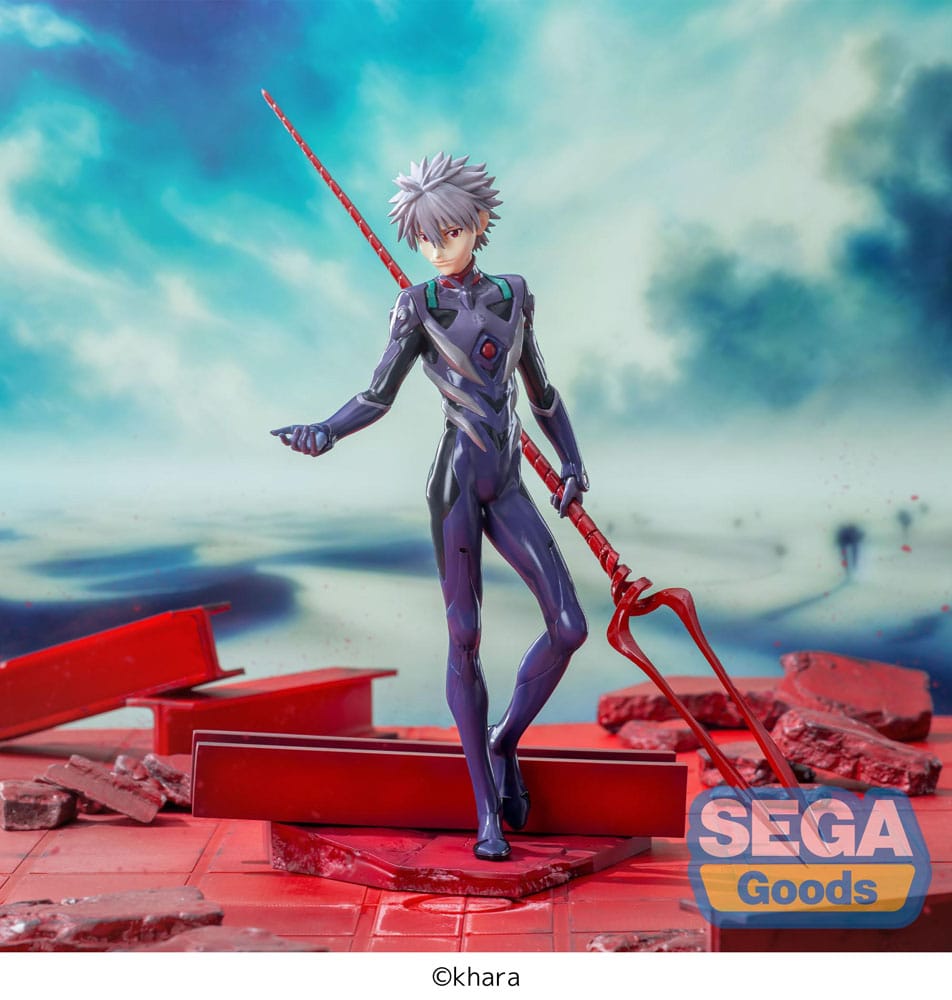 Evangelion: 3.0+1.0 Thrice Upon a Time Luminasta PVC Statue Kaworu Nagisa x Spear of Longinus 21 cm P058414