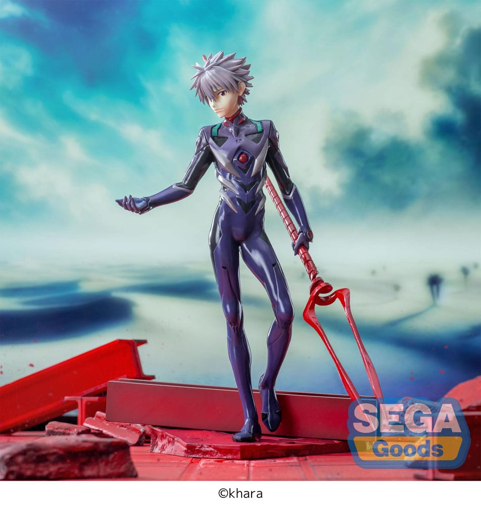 Evangelion: 3.0+1.0 Thrice Upon a Time Luminasta PVC Statue Kaworu Nagisa x Spear of Longinus 21 cm P058414