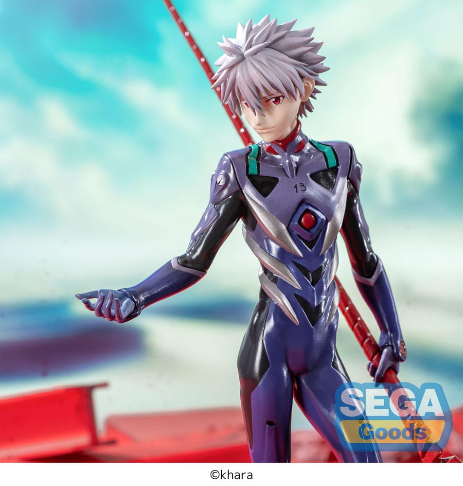 Evangelion: 3.0+1.0 Thrice Upon a Time Luminasta PVC Statue Kaworu Nagisa x Spear of Longinus 21 cm P058414