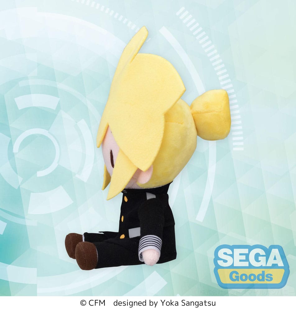 Character Vocal Series 02: Kagamine Rin/Len Fuwa Petit Mini Plush Figure Kagamine Len Uniform Ver. (EX) 16 cm P058421
