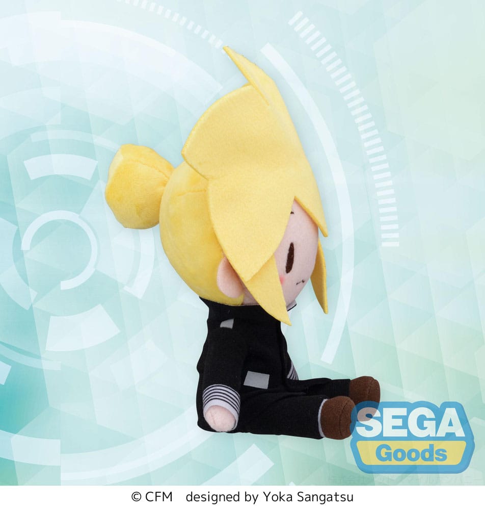 Character Vocal Series 02: Kagamine Rin/Len Fuwa Petit Mini Plush Figure Kagamine Len Uniform Ver. (EX) 16 cm P058421