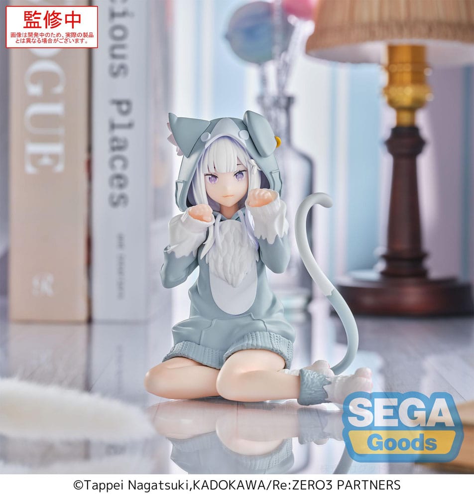 Re:Zero Starting Life in Another World Yumemirize PVC Statue Emilia Mofumofu Pack 11 cm P058488