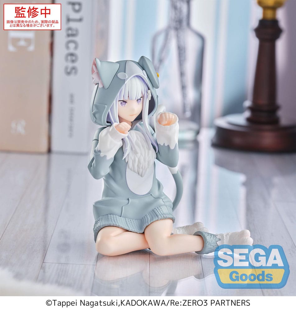 Re:Zero Starting Life in Another World Yumemirize PVC Statue Emilia Mofumofu Pack 11 cm P058488
