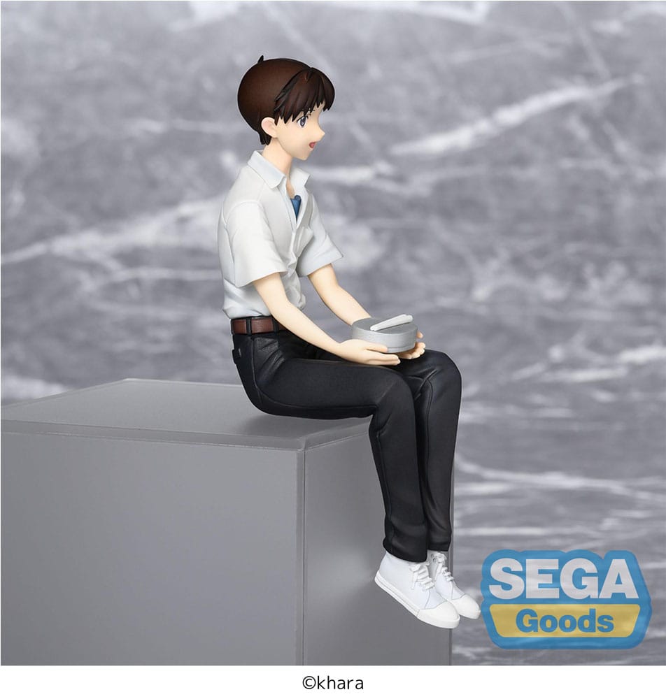 Rebuild of Evangelion PM Perching PVC Statue Shinji Ikari Evangelion New Theatrical Edition 14 cm P058513