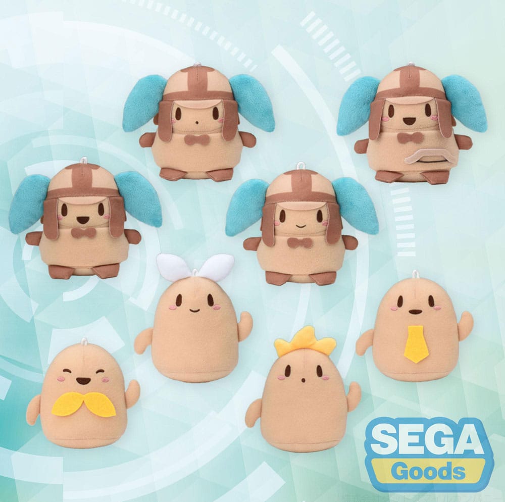 Piapro Characters Hatsune Miku Series fuwa petit Plush Keychains Haniwa 10 cm Blind Box Assortment (8) P067217