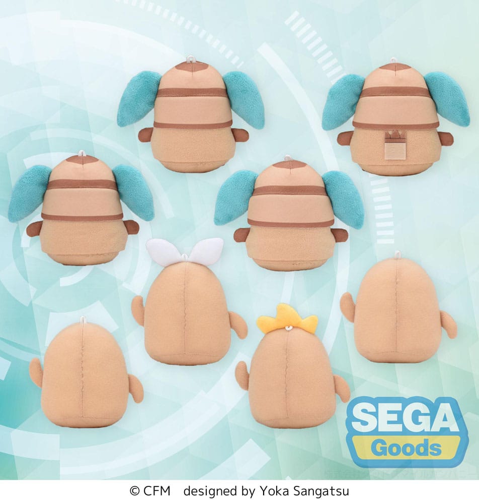 Piapro Characters Hatsune Miku Series fuwa petit Plush Keychains Haniwa 10 cm Blind Box Assortment (8) P067217