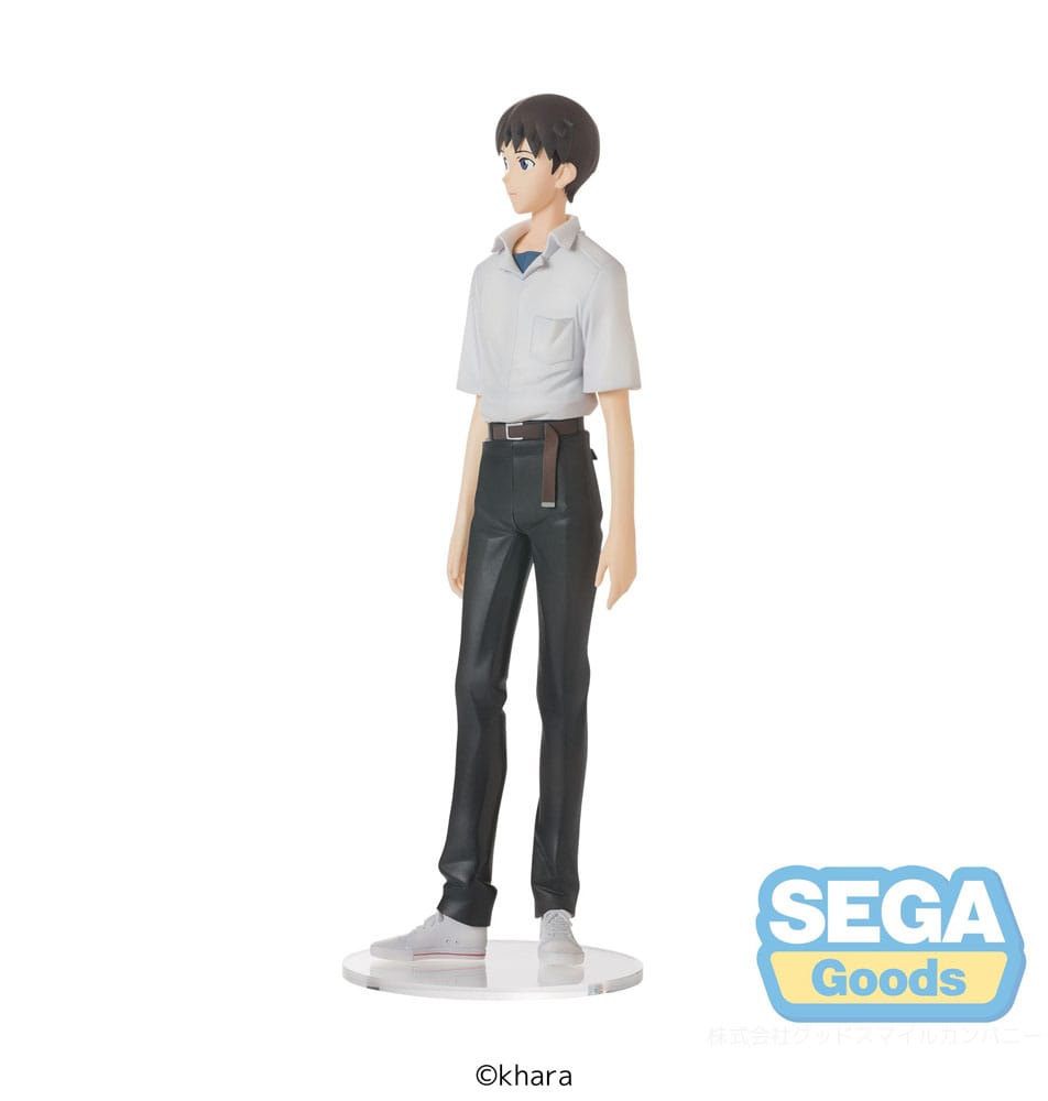 Rebuild of Evangelion High Premium PVC Statue Shinji Ikari Uniform Ver. Evangelion: New Theatrical Edition 22 cm