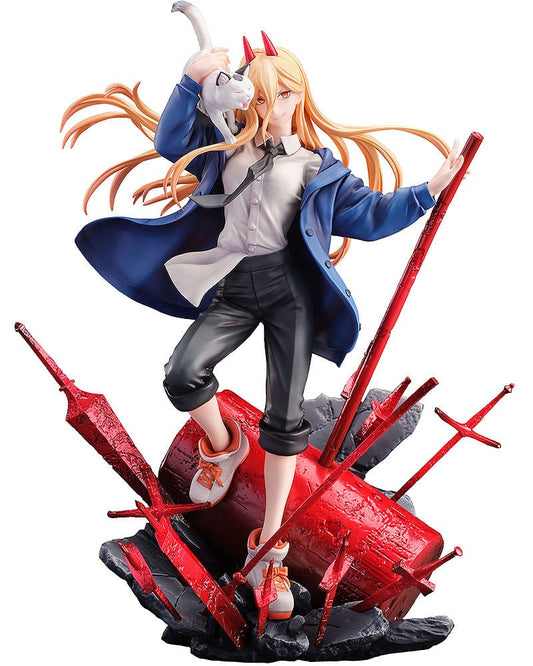 Chainsaw Man Statue 1/7 Power & Meowy 28 cm P058602