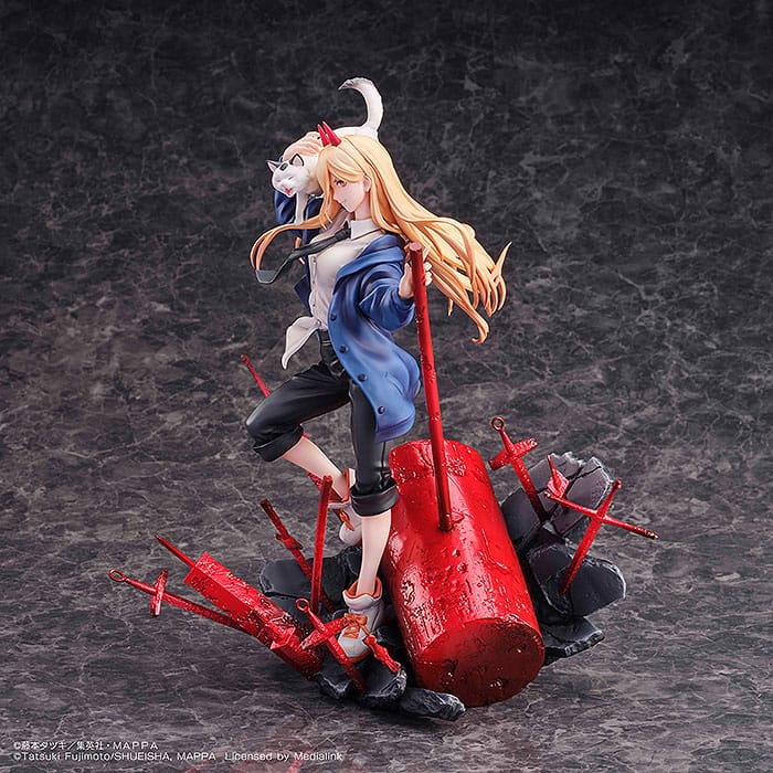 Chainsaw Man Statue 1/7 Power & Meowy 28 cm P058602