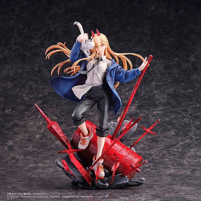 Chainsaw Man Statue 1/7 Power & Meowy 28 cm P058602