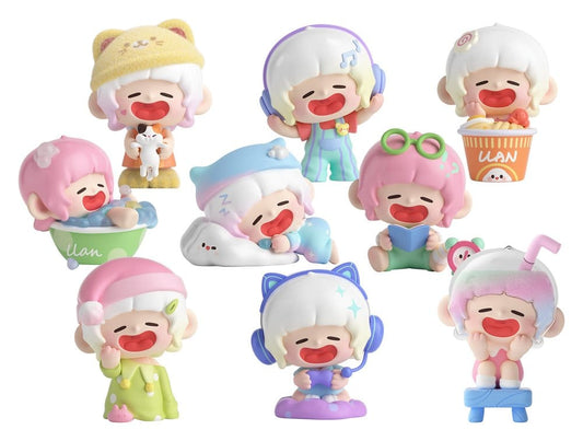 Original Character Trading Figures Blind Box 8-Pack Lazy Home Diary 9 cm P074207