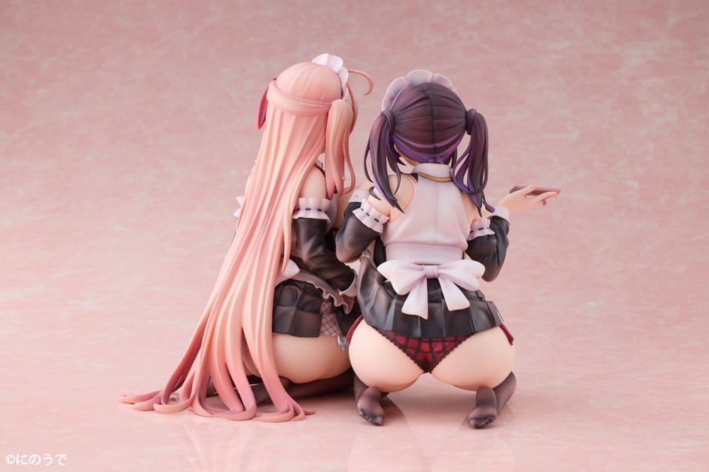 Original Character PVC Statues 1/5 2-Set Koho Miya & Otsuhane Fuwari illustration by Ninoude 18 cm P058684
