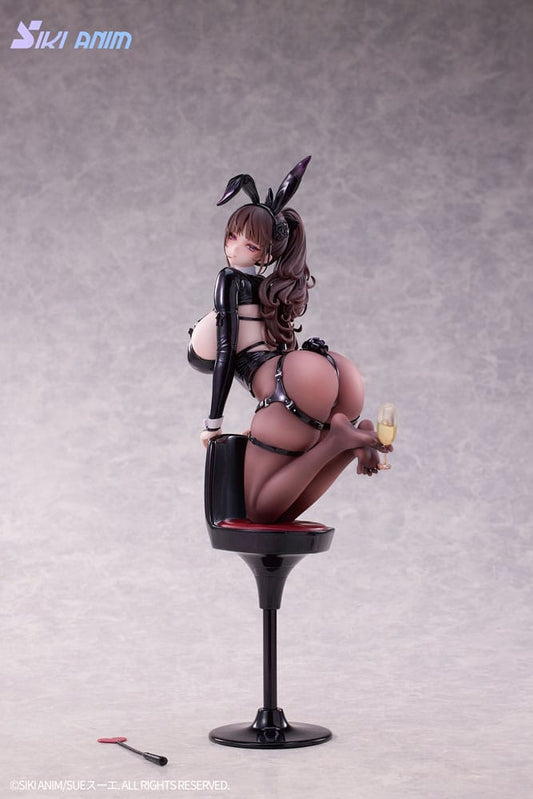 Original Character PVC Statue 1/6 Champagne and Bunny Girl Rose Black Stocking Ver. 31 cm P066229