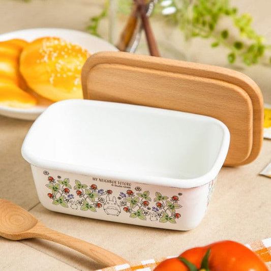 My Neighbor Totoro butter dish with wooden lid Soot Sprites 500 ml P058849