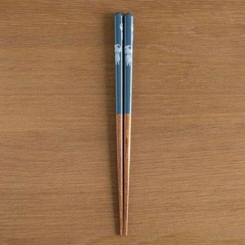 Studio Ghibli lacquered Chopsticks sketches Princess Mononoke Kodama dark blue 21 cm P058869