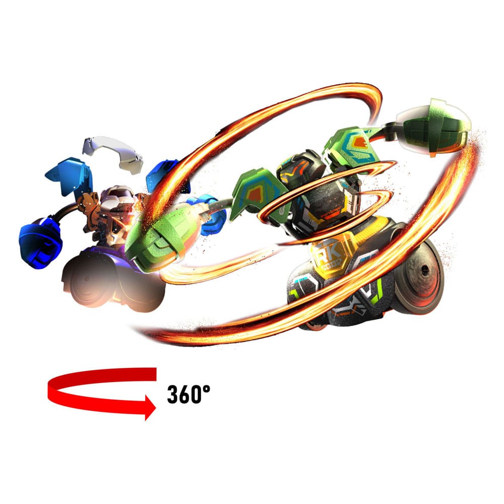 Silverlit Robo Kombat Tornado Remote-Controlled Robots 2er - Set Green/Blue P066671