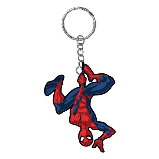 Marvel Rubber Keychain Spider-Man Hanging P059029
