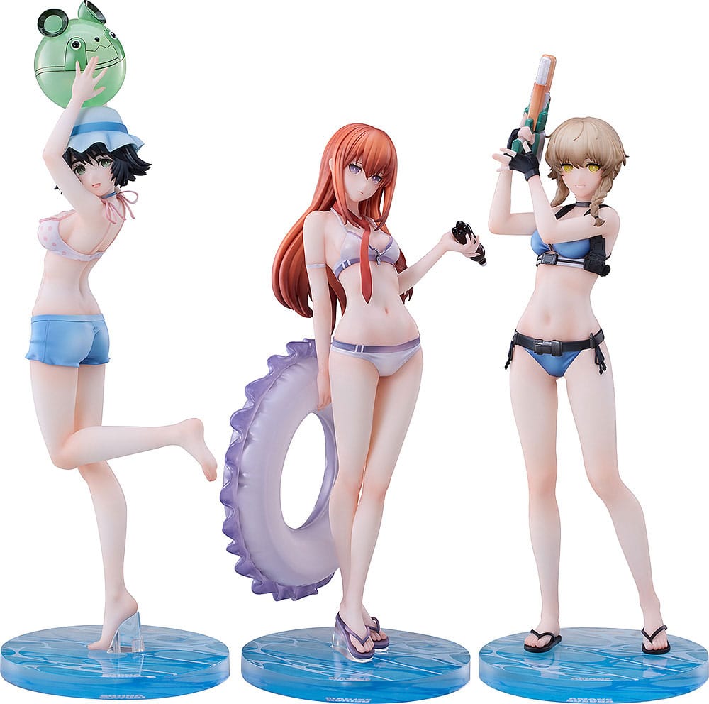 Steins Gate PVC Statues 3-Pack 1/7 Suzuha Amane, Kurisu Makise, Mayuri Shiina Swimsuit Ver. P059107
