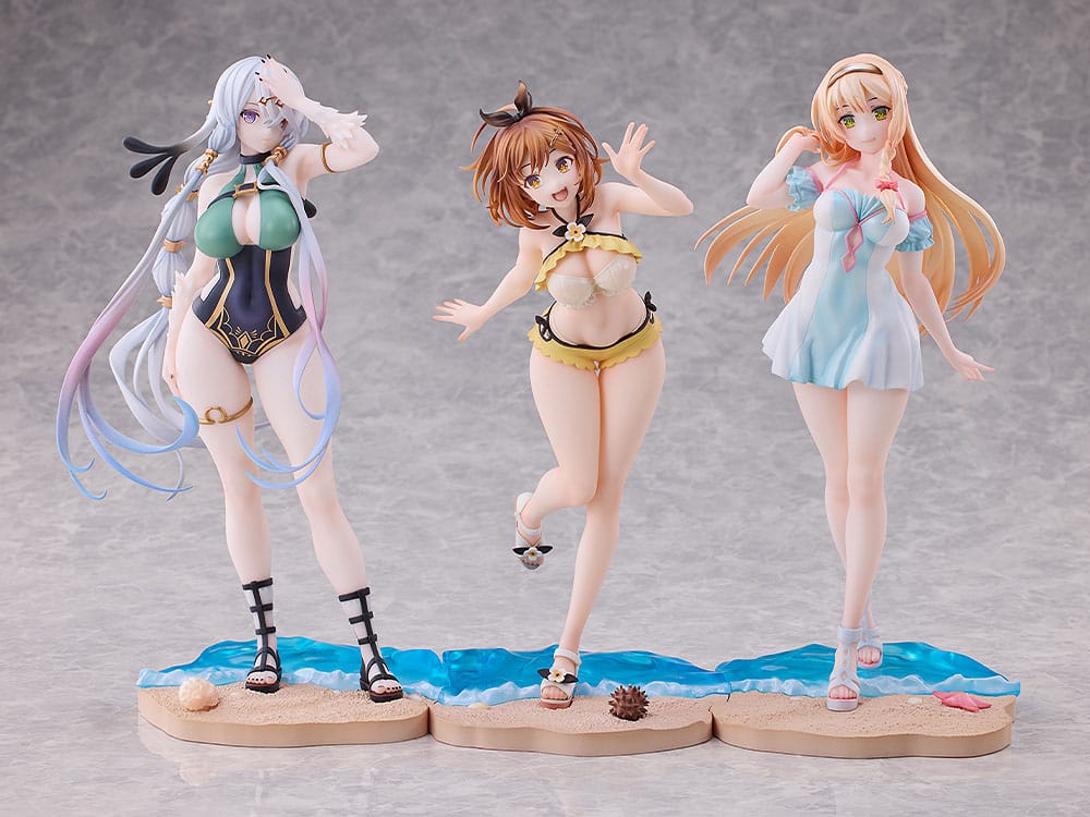 Atelier Ryza: Ever Darkness & the Secret Hideout PVC Statues 3-Pack 1/7 Ryza, Klaudia, Lila: Swimsuit Ver. P059111