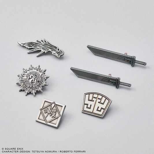 Final Fantasy VII Rebirth Mini Metal Pins Blind Box Display (6) P066123