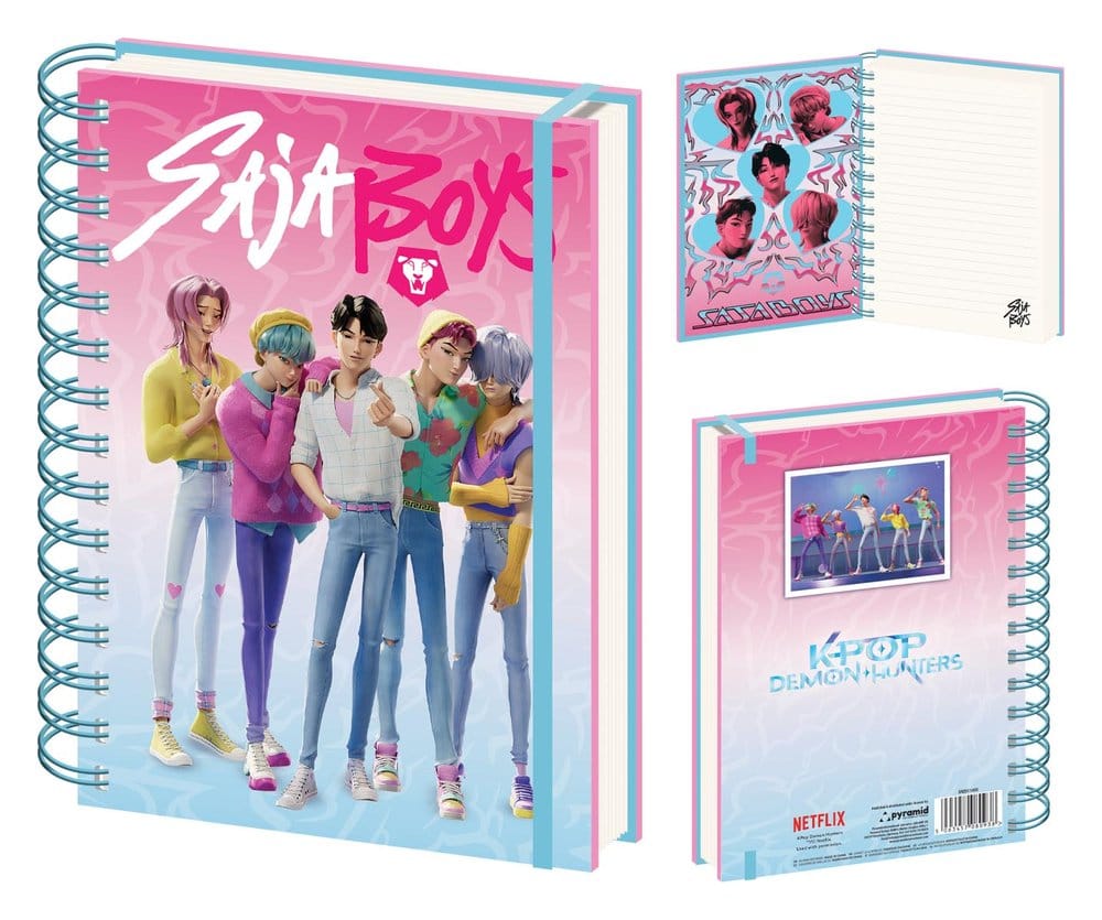 KPop Demon Hunters Wiro Notebook A5 Saja Boys P074347