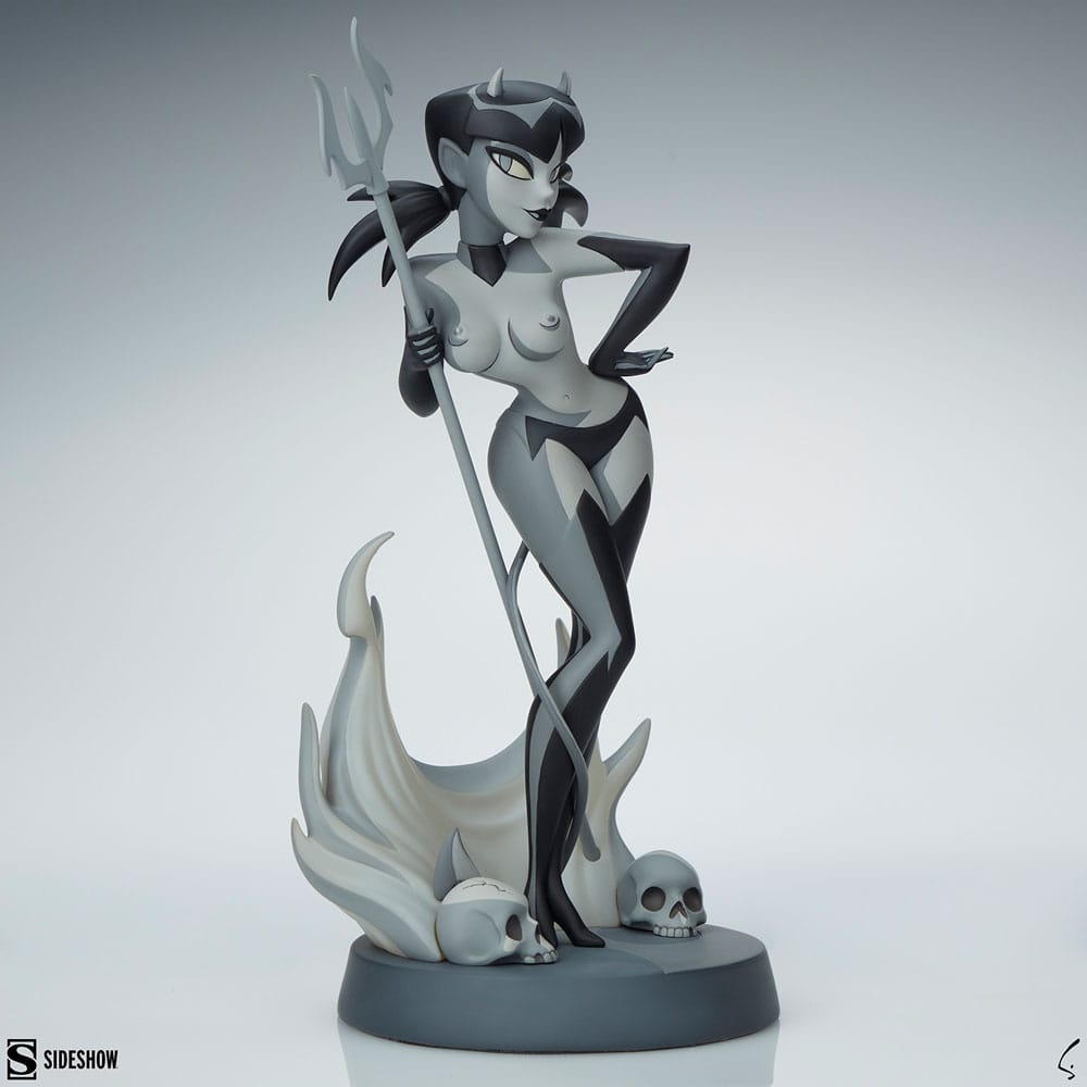 Original Artist Series Statue Devil Girl (Black and White Variant) 30 cm P059582