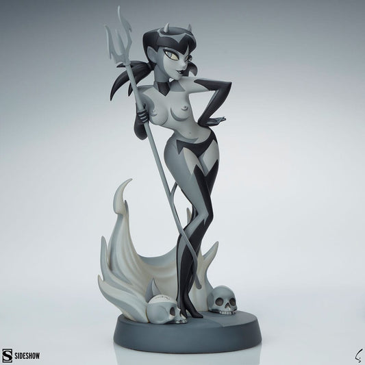Original Artist Series Statue Devil Girl (Black and White Variant) 30 cm P059582