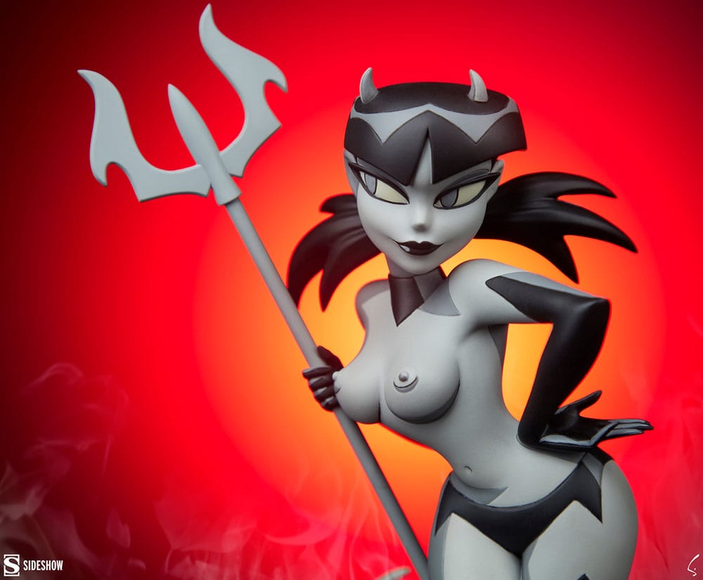 Original Artist Series Statue Devil Girl (Black and White Variant) 30 cm P059582