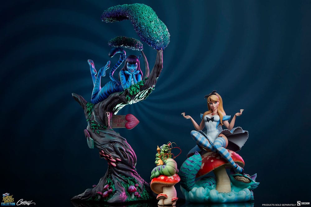 Fairytale Fantasies Collection Statue Lady Cheshire Cat (Deluxe Edition) 63 cm P059597