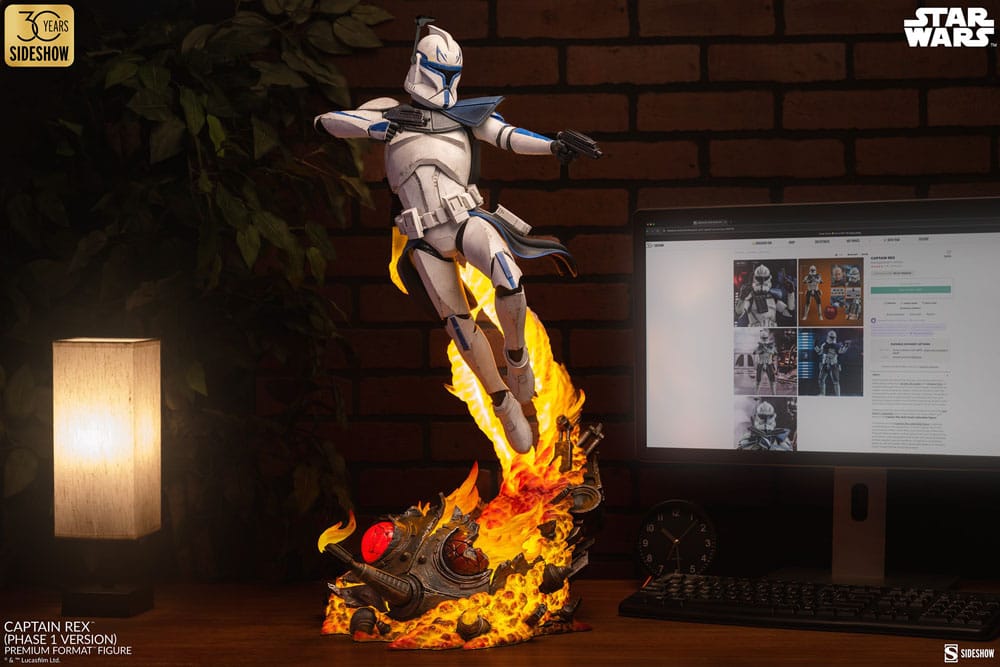 Star Wars Premium Format Figure Captain Rex (Phase 1 Version) Sideshow Exclusive 68 cm P059624
