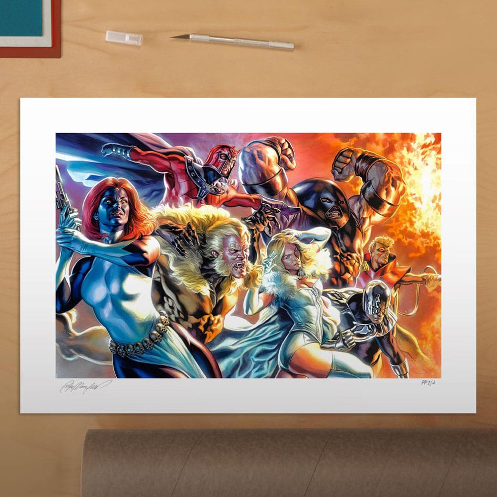 Marvel X-Men Art Print The Brotherhood of Mutants by Felipe Massafera 46 x 66 cm - unframed P067341