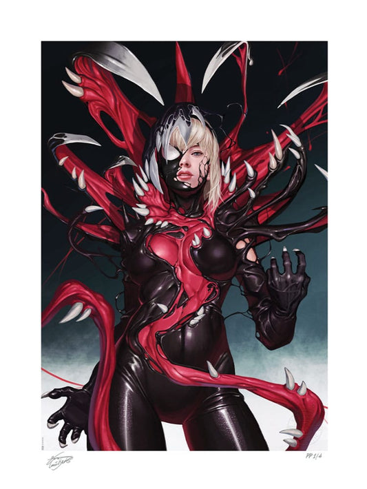 Marvel Art Print Gwenom vs. Carnage (King in Black: Gwenom vs. Carnage #1 (2021)) 61 x 45 cm - unframed P065532