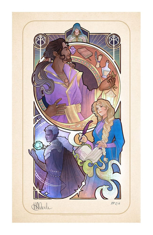 Critical Role Art Print Matthew Mercer: 10th Anniversary Art Nouveau Illustrations 46 x 28 cm - unframed P065533