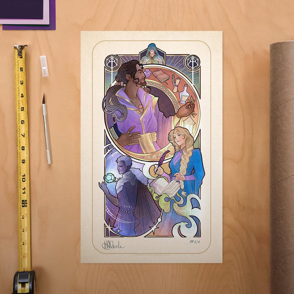 Critical Role Art Print Matthew Mercer: 10th Anniversary Art Nouveau Illustrations 46 x 28 cm - unframed P065533