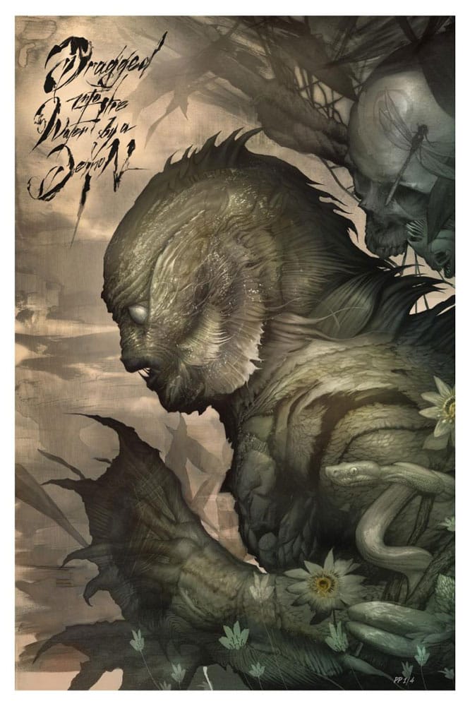 The Creature from the Black Lagoon Art Print Creature from the Black Lagoon by Dan Quintana 61 x 41 cm - unframed P067042