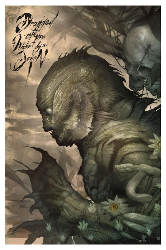 The Creature from the Black Lagoon Art Print Creature from the Black Lagoon by Dan Quintana 61 x 41 cm - unframed P067042